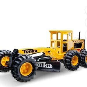 Tonka Yellow and Black Grader Toy